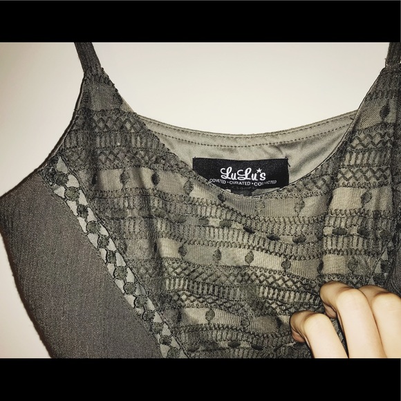 Lulus olive green dress size S, never worn - Picture 5 of 6